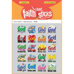 Sticker-God Loves Us (6...