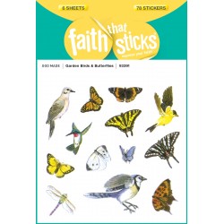 Sticker-Garden Birds &...