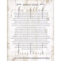 Rustic Pallet Art-The Names...