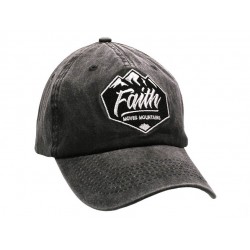 Cap-Faith Moves Mountains-Grey