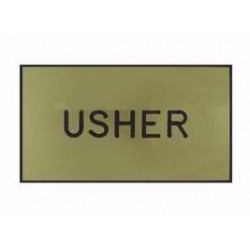 Badge-Usher-Magnetic-Gold/B...