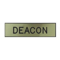Badge-Deacon-Pin w/Safety...