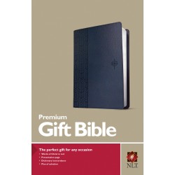 NLT Premium Gift Bible-Blue...