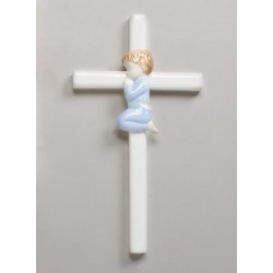 Wall Cross-Baby-Boy Praying...