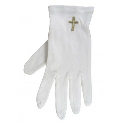 Gloves-Gold Cross...