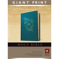 NLT Giant Print Bible-Teal...