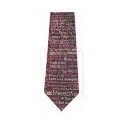 Tie-I Am-Polyester-Burgundy