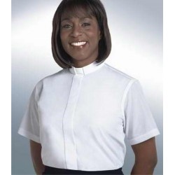 Clerical Shirt-Women-Short...