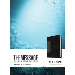 Message Bible-Black/Slate...