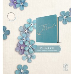 NLT Thrive Bible-Teal Blue...