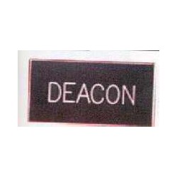 Badge-Deacon-Pin Back (5/8...