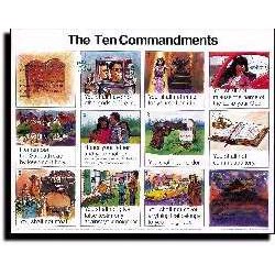 Chart-Ten Commandments...