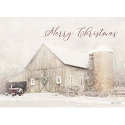 Card-Boxed-Snowy Barn...