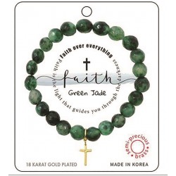 Bracelet-Faith Green Jade