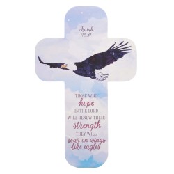 Cross Bookmark Eagles Wings...
