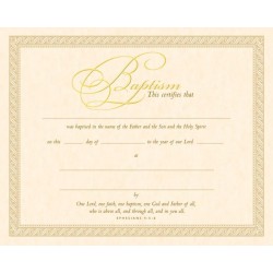 Certificate-Baptism...