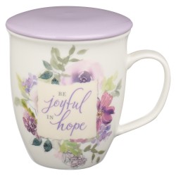Mug with Lid-Be Joyful in...
