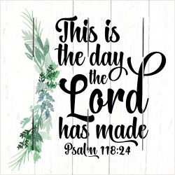 Pallet Art-The Day The Lord...