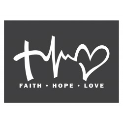 Auto Decal-Vinyl-Faith Hope...