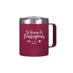 Camp Style Mug-Be Strong &...