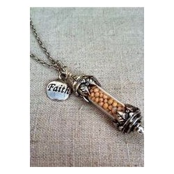 Necklace-Mustard Seed w/2...
