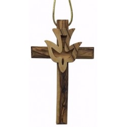 Ornament-Olive Wood-Cross...
