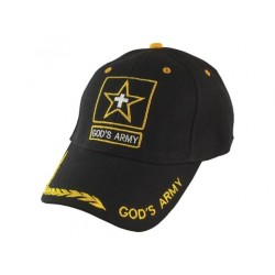 Cap-God's Army-Black/Gold