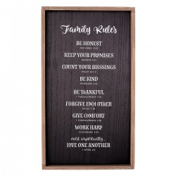 Wall Plaque-Family Rules...