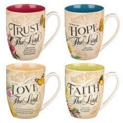 Mug Set-Hope  Trust  Faith...