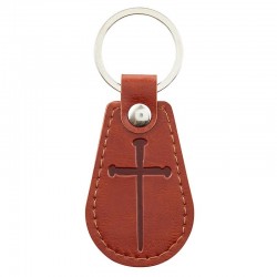 Key Tag-Cross Of Nails...