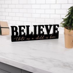 Ornate Decor-Believe (14 x...