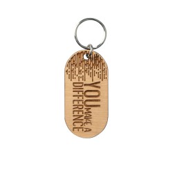 Lasered Keychain-You Make A...