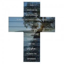Wall Cross-Serenity Prayer...