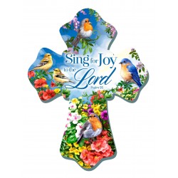 Wall Cross-Sing For Joy (6"...