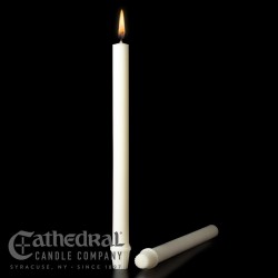 Altar Candle-White Short...