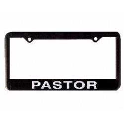 Auto Tag Frame-Pastor-Black