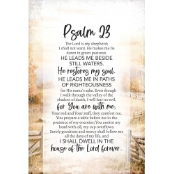 Plaque-Bereavement-Psalm 23...