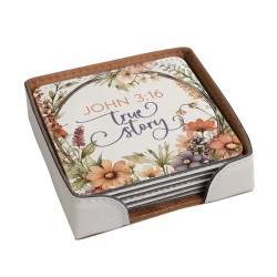 Coaster Set-John 3:16 (Pk/6)
