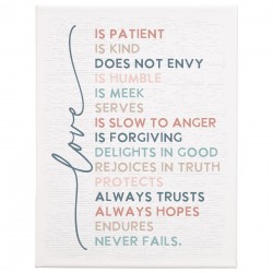 Wrapped Canvas-Love Is...