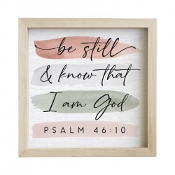 Rustic Frame-Be Still And...