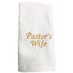 Towel Pastor's Wife White