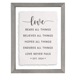 Floating Art Rectangle-Love...