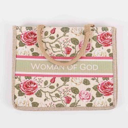 Tote-Woman Of God-Floral...