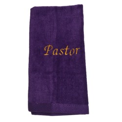Pastor Towel Purple