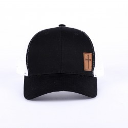 Cap-Cross Patch-Black/Brown