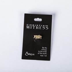 Lapel Pin-Jesus First-Gold...