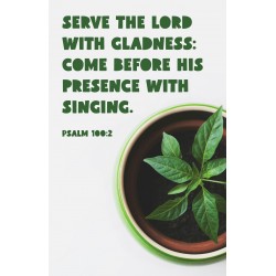 Bulletin-Serve The Lord...