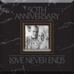 Glass Photo Frame-50th...