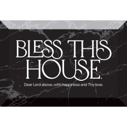 Glass Plaque-Bless This...