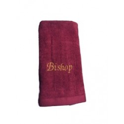 Towel Bishop Burgundy